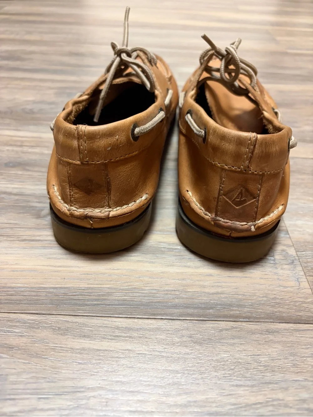 Sperry Top-Sider Leeward 2-Eye Boat Shoes Men’s 10.5 Sahara Leather